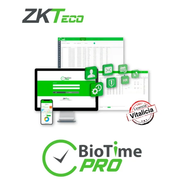 Software / Licencia para BioTime Pro Starter Versión